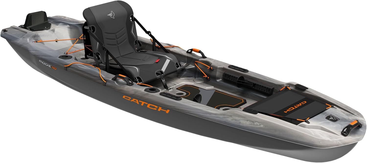 Pelican Catch Mode 110 Kayak with Transom Mount