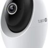 Tapo 4K Indoor Pan/Tilt Wired Security Camera, Baby Monitor, C260 | Person/Pet Detection, Facial Recognition, 360° AI Motion Tracking