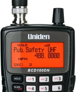Uniden Bearcat BCD160DN Handheld Digital Scanner, Exclusive Features, Band Scope Rapid System/Channel Number Tagging, Narrow-Band Reception, and Search Features to Detect Signals Faster Than Ever