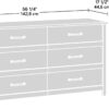 Sauder Cannery Bridge 6 Drawer Dresser, Lintel Oak finish Sauder Cannery Bridge 6 Drawer Dresser, Lintel Oak finish