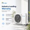 Senville LETO Mini Split Air Conditioner, Heat Pump, White, 9000 BTU | Ductless, Wall Mounted, Works with Alexa, Quiet Operation, 0.75 Ton, 208/230V Energy Efficient Inverter