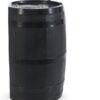 FCMP Outdoor RC45 45-Gallon Rain Barrel, Flat-Back Gutter Downspout Collector, Black - Includes 3.5-ft Hose, Shut-Off Valve & Debris Screen for Garden Rainwater Harvesting | Slim-Line Design Water Storage Container with 3.5 Ft Hose, Shut-Off Valve & Debris Screen for Home, Garden, & Backyard