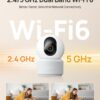 Anona 4K UHD Indoor Camera, Pet/Dog/Baby Security Camera with Phone App, 360°Pan-Tilt, 5G/2.4G Dual-Band Wi-Fi 6, Auto-Tracking, Person/Pet/Baby Crying Detection, Privacy Mode, Two-Way Audio, 2 Pack