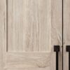 Sauder 2-Door Storage Cabinet, Tall Wooden Organizer, in a Chalk Oak Finish