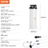 VEVOR 6.5L Pneumatic/Manual Oil Extractor Pump, Fluid Extractor Pump | Fluid Change Tool for Automotive Fluids Vacuum Evacuation, Oil Change, with Dipstick and Suction Hose, All-in-One Kit, White VEVOR 6.5L Pneumatic/Manual Oil Extractor Pump, Fluid Extractor Pump | Fluid Change Tool for Automotive Fluids Vacuum Evacuation, Oil Change, with Dipstick and Suction Hose, All-in-One Kit, White