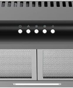 COMFEE' Range Hood 30 Inch Under Cabinet, Ducted/Ductless Convertible | 3-Speed Exhaust Fan with Bright LED Light, Reusable Filter & 65dB Quiet Design for Kitchen, Condos and Apartments
