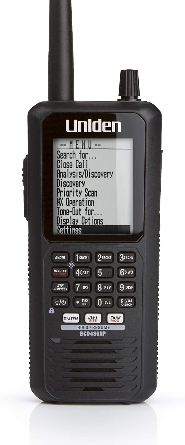 Uniden BCD436HP HomePatrol Series Digital Handheld Scanner. TrunkTracker V, Simple Programming, S.A.M.E. Emergency/Weather Alert, Covers USA and Canada Uniden BCD436HP HomePatrol Series Digital Handheld Scanner. TrunkTracker V, Simple Programming, S.A.M.E. Emergency/Weather Alert, Covers USA and Canada