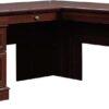 Sauder Palladia L Shaped Desk with Drawers, Office Desk with File Cabinet Storage, Cable Management, Keyboard Tray, in Select Cherry finish