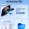 REOLINK Argus PT Ultra First 4K Solar Security Cameras Wireless Outdoor | 360° Pan Tilt Auto-Tracking, 8MP Color Night Vision, 2.4/5 GHz Wi-Fi 6, No Subscriptions, Home Hub Compatible