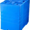 VEVOR Insulated Food Pan Carrier, 95 Qt Hot Box for Catering, LLDPE Food Box Carrier w/Double Buckles, Front Loading Food Warmer w/Handles, Stackable End Loader for Restaurant, Canteen, etc. Blue