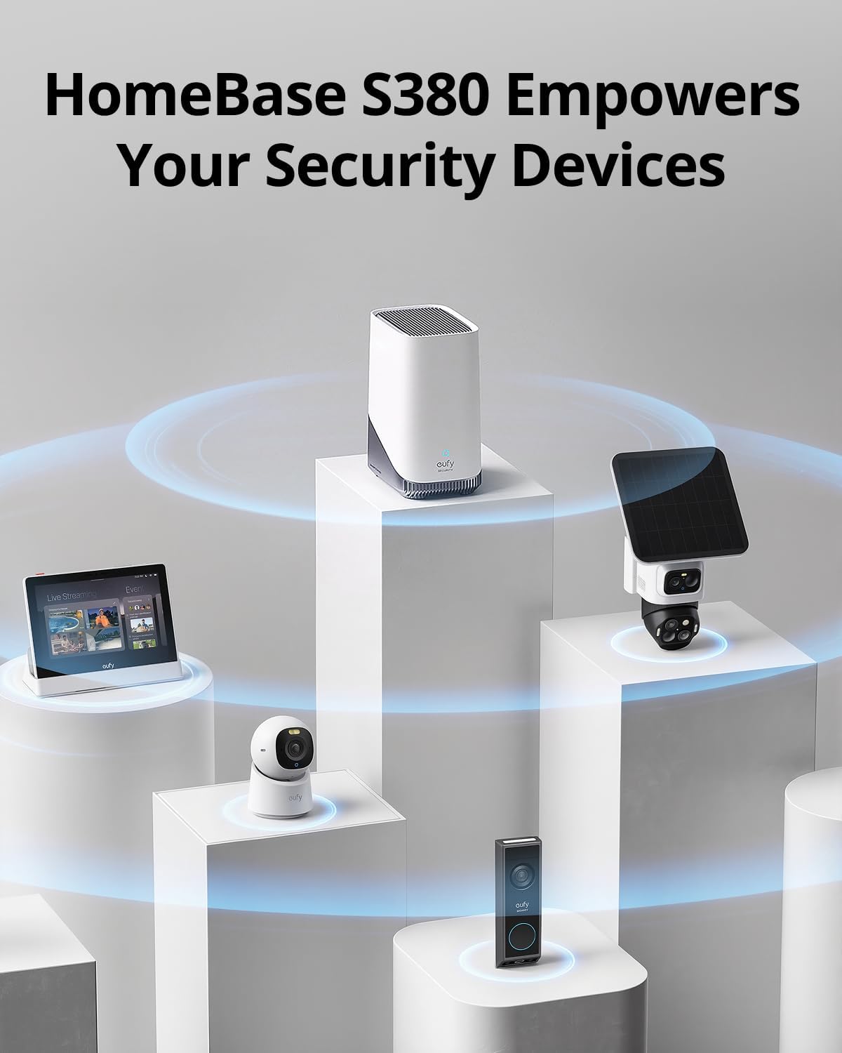 eufy Security HomeBase 3 (HomeBase S380), Smart Hub for eufy Devices | Up to 16 TB Expandable Local Storage, BionicMind AI Facial Recognition, Advanced Encryption, No Monthly Fee eufy Security HomeBase 3 (HomeBase S380), Smart Hub for eufy Devices | Up to 16 TB Expandable Local Storage, BionicMind AI Facial Recognition, Advanced Encryption, No Monthly Fee - Image 2