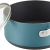 Anolon Achieve Hard Anodized Nonstick Cookware Pots and Pans Set, 9 Piece - Teal