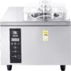 VEVOR Commercial Hard Ice Cream Machine, 500W 1.32 Gal/Hour, Gelato Hard Serve Ice Cream Maker with 2.8L 304 Stainless Steel Cylinder, Auto Clean LED Panel High Productivity for Snack Bar Restaurants