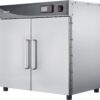 VEVOR Electric Hot Box Food Warmer, 4-Tier Commercial Warming Cabinet with Water Tray, Double-Door and Adjustable Shelves, Stainless Steel Food Warmer Cabinet, for Restaurant, Kitchen, Pizza, Chicken
