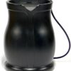 FCMP Outdoor 45-Gallon Catalina Rain Barrel – BPA-Free, Flat-Back Design with 3.5 Foot Garden Hose, Shut-Off Thumb Valve, and Fixed Lid (RB-CAT-BLK) Black | BPA-Free Flat-Back Design with 3.5 Foot Garden Hose, Shut-Off Thumb Valve & Fixed Lid
