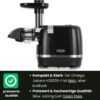 Omega Juicer H3000R Slow Masticating Extractor, 150-Watt, Black Omega Juicer H3000R Slow Masticating Extractor, 150-Watt, Black