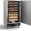 VEVOR Electric Hot Box Food Warmer, 8-Tier Commercial Warming Cabinet with Water Tray, Single-Door and Adjustable Shelves, Stainless Steel Food Warmer Cabinet, for Restaurant, Kitchen, Pizza, Chicken