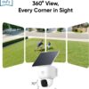 eufy Security SoloCam E30, 2K Solar Security Camera, 360° AI Tracking | Solar Powered, 2K Clarity, AI Detection, Pan & Tilt, No Monthly Fee, Built-in Local Storage, Wireless Outdoor