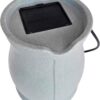 FCMP Outdoor Catalina 45-Gallon Rain Barrel – BPA-Free Flat-Back Design with 3.5 Foot Garden Hose, Shut-Off Thumb Valve, and Fixed Lid (RB-CAT-LTGRNT) Light Granite | BPA-Free Flat-Back Design with 3.5 Foot Garden Hose, Shut-Off Thumb Valve, and Fixed Lid