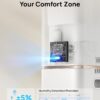 DREO 11L Smart Humidifier Large Room 700 ft², Humidifiers for Bedroom, 100H | 26dB Quiet, Auto Mode, APP & Remote Control, Clean Tank Technology, RGB Light, Aroma Box, Cool Mist Humidifier HM735S, White