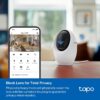 Tapo 4K Indoor Pan/Tilt Wired Security Camera, Baby Monitor, C260 | Person/Pet Detection, Facial Recognition, 360° AI Motion Tracking