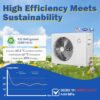 GarveeHome 18000 BTU Mini Split Air Conditioner Heat Pump System, 19 SEER2 230V Ductless AC Cool Up to 1250 Sq. Ft, Complete Installation Kit, White