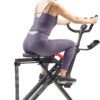 Sunny Health & Fitness Smart Heavy-Duty Row-N-Ride, Full-Body Squat Assist | Free SunnyFit App, Multi-Exercise Training, 3 Squat Depths, 5 Resistance Levels, 350LB Capacity, Compact Foldable Design