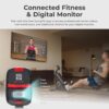 Sunny Health & Fitness Smart Flippable Magnetic Rower, 50 Inches Quiet & Smooth Stainless Steel Slide Rail, Full-Body Low-Impact Exercise Rowing Machine For Home, Free SunnyFit Training APP Connection