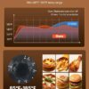 VEVOR 2-Tier Commercial Food Warmer Display, 450W Food Display Warmer with Light, Detachable Shelves and Double-Sided Door Design, 85℉~185℉ Air Heating, 48L for Hamburger, Pizza, Bread, Fried Chicken