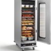VEVOR Electric Hot Box Food Warmer, 16-Tier Commercial Warming Cabinet with Water Tray, Glass Door and Adjustable Shelves, Stainless Steel Food Warmer Cabinet, for Restaurant, Kitchen, Pizza, Chicken