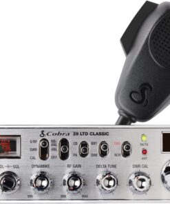 Cobra 29 LTD Classic AM/FM Professional CB Radio - Easy to Operate, Emergency Radio, Instant Channel 9, 4-Watt Output, Full 40 Channels, Adjustable Receiver and SWR Calibration, Black | Emergency Radio, Instant Channel 9, 4-Watt Output, Full 40 Channels, Adjustable Receiver and SWR Calibration