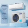 DELLA Serena 22 SEER2 12000 BTU Mini Split Heat Pump Works with Alexa, Energy Star 1 Ton Pre-Charged 230V Ductless AC Unit Inverter Air Conditioner System for Rooms up to 550Sq.Ft, 16.4ft Install Kit