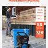VEVOR Stand Airless Paint Sprayer, 650W High Efficiency Airless Sprayer, 3000PSI Electric Paint Sprayer Machine Extension Rod and Cleaning Kits for Interior and Exterior Furniture/Fence/Home/House | For Interior and Exterior Furniture/Fence/Home, 3000PSI Electric Paint Sprayer Machine Extension Rod and Cleaning Kits, Black