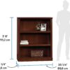 Sauder Miscellaneous Storage 3-Shelf Bookcase/ Book shelf, Select Cherry finish