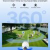 REOLINK Argus PT Ultra First 4K Solar Security Cameras Wireless Outdoor | 360° Pan Tilt Auto-Tracking, 8MP Color Night Vision, 2.4/5 GHz Wi-Fi 6, No Subscriptions, Home Hub Compatible