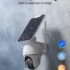 REOLINK Argus PT Ultra First 4K Solar Security Cameras Wireless Outdoor | 360° Pan Tilt Auto-Tracking, 8MP Color Night Vision, 2.4/5 GHz Wi-Fi 6, No Subscriptions, Home Hub Compatible