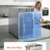 VEVOR Electric Hot Box Food Warmer, 5-Tier Commercial Warming Cabinet with Water Tray, Single-Door and Adjustable Shelves, Stainless Steel Food Warmer Cabinet, for Restaurant, Kitchen, Pizza, Chicken
