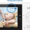 VTech Baby Monitor No WiFi with 2 Cameras – 19-Hour Battery, Patrol Mode for Twins & Two Rooms, 1000ft Range, Auto Night Vision, Two-Way Talk, Temperature Sensor | VM819-2