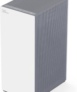 COWAY Air Purifiers for Large Room Whole Home Up to 4,253ft², 2 Sets of XL Washable Pre-Filters and HEPA Filters for Dual Purification, AQI, Turbo Mode, Timer, Wheels, 5yr Warranty, ProX(W)