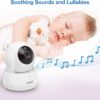 VTech Baby Monitor No WiFi, 5" Screen & Remote Pan-Tilt-Zoom for Newborns – Hack-Proof, 17Hr Battery, 1000ft Range, Auto Night Vision, Temperature Sensor, Two-Way Talk | VM924