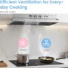 COMFEE' Range Hood 30 Inch Under Cabinet 200 CFM Ducted/Ductless, Stainless Steel