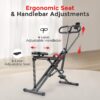 Sunny Health & Fitness Smart Upright Row-N-Ride Trainer w/Adjustable Resistance & 330LB Weight Capacity, Foldable Home Exercise Equipment for Arm, Glute & Leg Training, Free SunnyFit App Connection Sunny Health & Fitness Smart Upright Row-N-Ride Trainer w/Adjustable Resistance & 330LB Weight Capacity, Foldable Home Exercise Equipment for Arm, Glute & Leg Training, Free SunnyFit App Connection