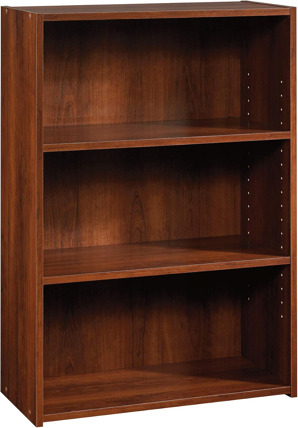 Sauder Beginnings 3-Shelf Bookcase, Bookshelf with Adjustable Storage Shelves, in Brook Cherry finish Sauder Beginnings 3-Shelf Bookcase, Bookshelf with Adjustable Storage Shelves, in Brook Cherry finish