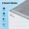 COWAY Air Purifiers for Large Room Whole Home Up to 4,253ft², 2 Sets of XL Washable Pre-Filters and HEPA Filters for Dual Purification, AQI, Turbo Mode, Timer, Wheels, 5yr Warranty, ProX(W)