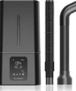 AC Infinity CLOUDFORGE T7, Plant Humidifier 15L with VPD Humidity Controls. | 10-Level Precision Vaporizer, Extendable Hose, Targeting Pipe, and No-Leak Seal for Grow Tents