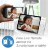 VTech RM7764-2HD Smart WiFi Baby Monitor with 2 Cameras, 1080p HD Video, 360° Pan & Tilt, 10x Zoom, 7" HD Parent Unit, Night Vision, Soothing Sounds, 2-Way Talk, Temperature & Motion Detection