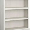 Sauder 3 Tier Book Shelf Wooden Bookcase Multipurpose Bookshelf for Home Office, Living Room, in Glacier Oak