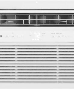 Frigidaire 5,000 BTU Window Air Conditioner with Remote Control, Cools Up to 150 Sq. Ft., Quiet Operation, Eco Mode, 3 Fan Speeds, Auto Restart, White | Cools up to 150 sq. ft., quiet operation, eco mode, three fan speeds, auto restart