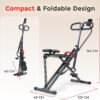 Sunny Health & Fitness Smart Upright Row-N-Ride Trainer w/Adjustable Resistance & 330LB Weight Capacity, Foldable Home Exercise Equipment for Arm, Glute & Leg Training, Free SunnyFit App Connection Sunny Health & Fitness Smart Upright Row-N-Ride Trainer w/Adjustable Resistance & 330LB Weight Capacity, Foldable Home Exercise Equipment for Arm, Glute & Leg Training, Free SunnyFit App Connection