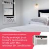 Frigidaire 10,000 BTU Window Air Conditioner with Remote Control, Cools Up to 450 Sq. Ft., Quiet Operation, Eco Mode, 3 Fan Speeds, Auto Restart, White | Cools up to 450 sq. ft., quiet operation, eco mode, three fan speeds, auto restart